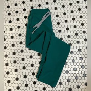 Figs Yola Skinny Scrub Pants - XS, Green - Excellent Condition, Lightly Used